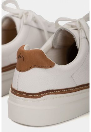 Tenis Casual Whited De Cuero Para Hombre Contrastes Blanco Tenis Casual Whited De Cuero Para Hombre Contrastes Blanco 42 Vélez
