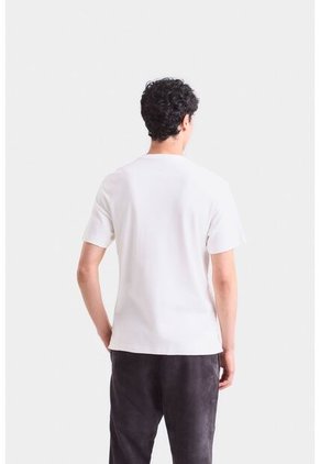 Camiseta En Algodón Para Hombre Bolsillo Cuero Camiseta En Algodón Para Hombre Bolsillo Cuero Blanco M VÉLEZ