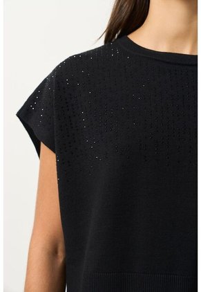 Top Tejido Atacama Para Mujer Oversized Top Tejido Atacama Para Mujer Oversized Negro L VÉLEZ