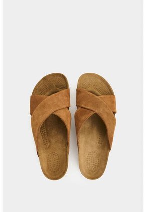 Sandalia De Cuero Carnaza Para Hombre Duna Sandalia De Cuero Carnaza Para Hombre Duna Miel 42 VÉLEZ