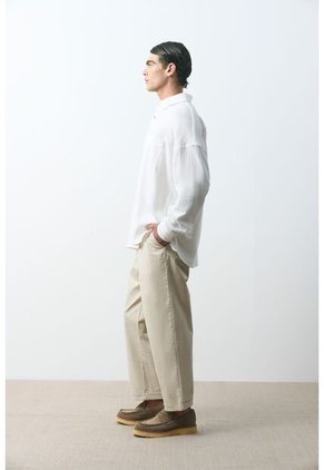 Camisa Kiwa Manga Larga Para Hombre Oversized Camisa Kiwa Manga Larga Para Hombre Oversized Blanco XXL VÉLEZ