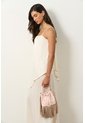 Vestido Loa Maxi Con Efecto Satinado Para Mujer Vestido Loa Maxi Con Efecto Satinado Para Mujer Crema 12 VÉLEZ de Vélez