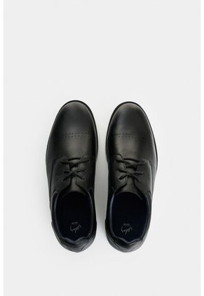 Zapatos Cordón Piero De Cuero Para Hombre Suela Con Apariencia Deportiva Zapatos Cordón Piero De Cuero Para Hombre Suela Con Apariencia Deportiva Negro 44 VÉLEZ