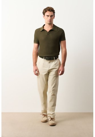 Polo Manga Corta Draco 2.0 Tejida Para Hombre Texturizada Polo Manga Corta Draco 2.0 Tejida Para Hombre Texturizada Verde Oliva S VÉLEZ Vélez