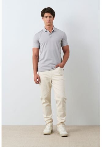 Polo Manga Corta Solan Para Hombre Semi Fitted Polo Manga Corta Solan Para Hombre Semi Fitted Crema XL VÉLEZ Vélez