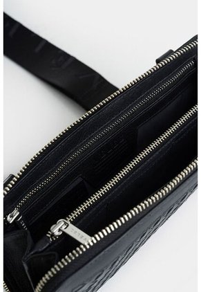 Manos Libres Elba De Cuero Para Hombre Tejido Frontal Manos Libres Elba De Cuero Para Hombre Tejido Frontal Negro VÉLEZ