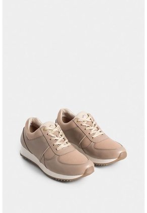 Tenis Deportivos Tropical De Cuero Para Mujer Suela De Color