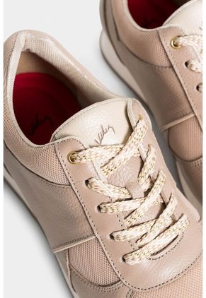 Tenis Deportivos Tropical De Cuero Para Mujer Suela De Color