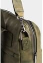 Morral Saba De Cuero Para Mujer Bolsillo Frontal Grabado Morral Saba De Cuero Para Mujer Bolsillo Frontal Grabado Verde VÉLEZ de Vélez