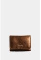 Billetera Pequeña De Cuero Folia Para Mujer Con Monedero Billetera Pequeña De Cuero Folia Para Mujer Con Monedero Bronce VÉLEZ de Vélez