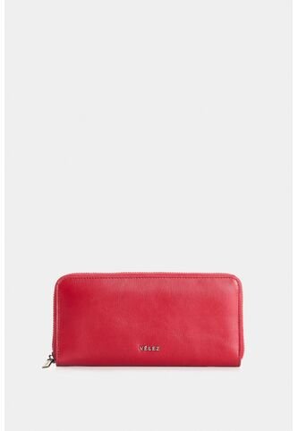 Porta Chequera De Cuero Para Mujer Angola Porta Chequera De Cuero Para Mujer Angola Rojo VÉLEZ Vélez