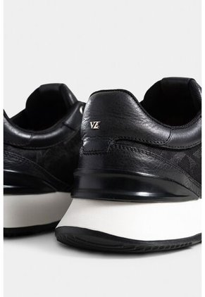 Tenis Garda De Cuero Y Lona Para Mujer Monogram Tenis Garda De Cuero Y Lona Para Mujer Monogram Negro 37 Vélez