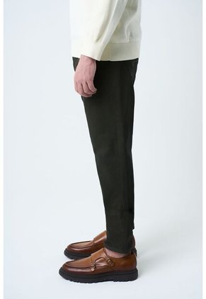 Jean Ler De Algodón Y Cuero Para Hombre Acabado Vintage Jean Ler De Algodón Y Cuero Para Hombre Acabado Vintage Verde Oliva 32 VÉLEZ