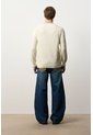 Sweater Tejido En Algodón Para Hombre Manga Ranglan Sweater Tejido En Algodón Para Hombre Manga Ranglan Crema XXL VÉLEZ de Vélez