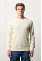 Sweater Tejido En Algodón Para Hombre Manga Ranglan Sweater Tejido En Algodón Para Hombre Manga Ranglan Crema XXL VÉLEZ de Vélez