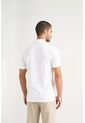 Polo Para Hombre Semi Fit Detalle Jacquard Polo Para Hombre Semi Fit Detalle Jacquard Blanco XS VÉLEZ de Vélez