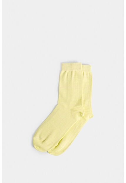 Calcetines Media Pierna Sonora Para Hombre Efecto Jaspeado Calcetines Media Pierna Sonora Para Hombre Efecto Jaspeado Verde Limon XS VÉLEZ