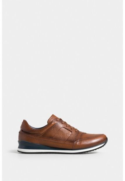 Tenis Devant De Cuero Para Hombre Cortes Efecto Envejecido Tenis Devant De Cuero Para Hombre Cortes Efecto Envejecido Miel 38 Vélez