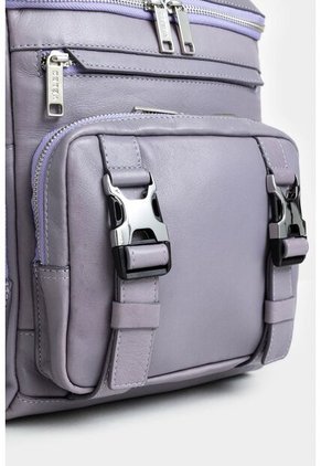 Morral Mini Archaeology De Cuero Para Mujer Chapa Decorativa Morral Mini Archaeology De Cuero Para Mujer Chapa Decorativa Lila Vélez