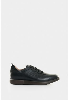 Zapato De Cordón En Cuero Envejecido Para Hombre Nacar 2.0 Zapato De Cordón En Cuero Envejecido Para Hombre Nacar 2.0 Negro 40 VÉLEZ