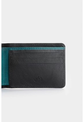 Billetera De Cuero Para Hombre Oroa Billetera De Cuero Para Hombre Oroa Negro VÉLEZ