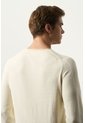 Sweater Tejido En Algodón Para Hombre Manga Ranglan Sweater Tejido En Algodón Para Hombre Manga Ranglan Crema XXL VÉLEZ de Vélez
