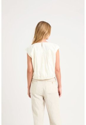 Camisa Clavel En Tejido Plano Para Mujer Largo Cropped Camisa Clavel En Tejido Plano Para Mujer Largo Cropped Blanco S Vélez