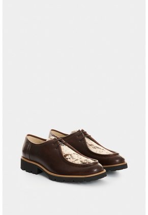 Zapatos De Atadura En Cuero Para Hombre Tikal Zapatos De Atadura En Cuero Para Hombre Tikal Cafe 45 VÉLEZ