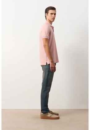 Polo Manga Corta Essential Para Hombre Textura Polo Manga Corta Essential Para Hombre Textura Coral L VÉLEZ