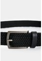Cinturón Trenzado De Cuero Para Hombre Tyvi 2.0 Cinturón Trenzado De Cuero Para Hombre Tyvi 2.0 Negro 36 VÉLEZ de Vélez