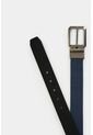 Cinturón Doble Faz De Cuero Para Hombre Lucian Cinturón Doble Faz De Cuero Para Hombre Lucian Azul Oscuro 30 VÉLEZ de Vélez