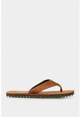 Sandalia Plana Nong De Cuero Para Hombre Capellada Bicolor Sandalia Plana Nong De Cuero Para Hombre Capellada Bicolor Miel 38 VÉLEZ Vélez