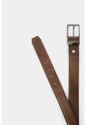 Cinturón Unifaz De Cuero Para Hombre Sand Cinturón Unifaz De Cuero Para Hombre Sand Cafe 42 VÉLEZ