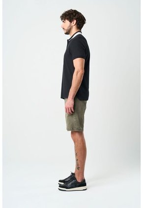 Polo Manga Corta En Algodón Para Hombre Oroa Polo Manga Corta En Algodón Para Hombre Oroa Negro XS VÉLEZ