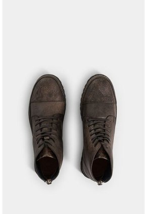 Botas Zipper De Cuero Para Hombre Acabado Envejecido Botas Zipper De Cuero Para Hombre Acabado Envejecido Cafe 43 Vélez