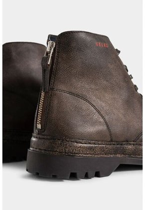 Botas Zipper De Cuero Para Hombre Acabado Envejecido Botas Zipper De Cuero Para Hombre Acabado Envejecido Cafe 43 Vélez