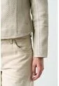 Chaqueta De Cuero Tejido Para Mujer Woven Chaqueta De Cuero Tejido Para Mujer Woven Crema XXL VÉLEZ de Vélez