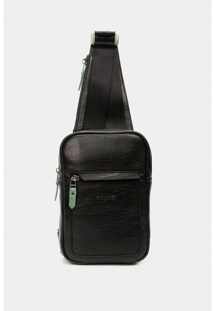 Manos Libres Mikeno De Cuero Para Hombre Cargadera Ajustable Negro Manos Libres Mikeno De Cuero Para Hombre Cargadera Ajustable Negro VÉLEZ