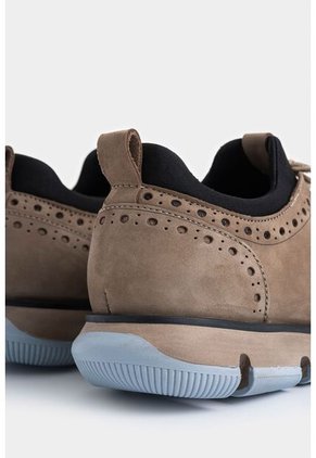 Zapatos Cordón Apolo De Cuero Para Hombre Detalles Deportivos Zapatos Cordón Apolo De Cuero Para Hombre Detalles Deportivos Beige 40 Vélez