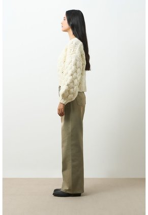 Cardigan Tejido Para Mujer Luzia Cardigan Tejido Para Mujer Luzia Crema XS VÉLEZ