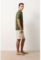 Camisa Manga Corta Tejida Para Hombre Ikal Camisa Manga Corta Tejida Para Hombre Ikal Verde Oliva L VÉLEZ de Vélez