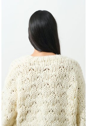 Cardigan Tejido Para Mujer Luzia Cardigan Tejido Para Mujer Luzia Crema XS VÉLEZ