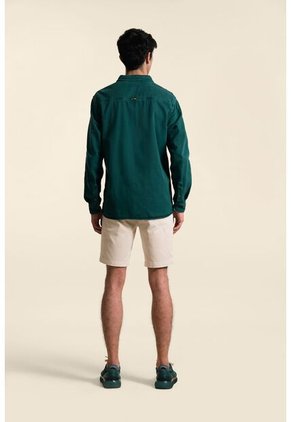 Sobrecamisa Manga Larga Para Hombre En Drill Sobrecamisa Manga Larga Para Hombre En Drill Azul Aguamarina XX Vélez