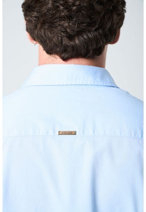 Camisa En Popelina Para Hombre Semifitted Camisa En Popelina Para Hombre Semifitted Azul Claro XXL VÉLEZ
