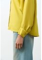 Camisa Peonia Para Mujer Manga Murciélago Camisa Peonia Para Mujer Manga Murciélago Amarillo Limon XL VÉLEZ de Vélez