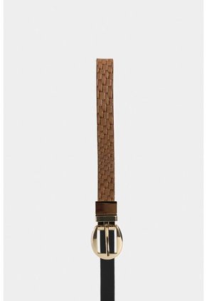 Cinturón Doble Faz Taipei De Cuero Para Mujer Mezcla De Texturas Cinturón Doble Faz Taipei De Cuero Para Mujer Mezcla De Texturas Miel S VÉLEZ