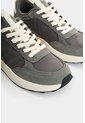 Tenis De Lona Y Cuero Gamuzado Para Hombre Stone 2 Tenis De Lona Y Cuero Gamuzado Para Hombre Stone 2 Gris 40 VÉLEZ de Vélez