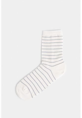 Calcetines Largos Perseus De Algodón Para Mujer Detalle Lúrex Calcetines Largos Perseus De Algodón Para Mujer Detalle Lúrex Blanco XS VÉLEZ Vélez