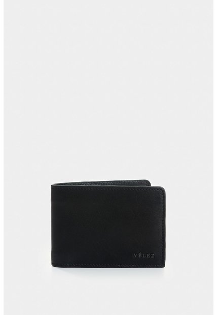 Billetera De Cuero Para Hombre Elia Billetera De Cuero Para Hombre Elia Negro VÉLEZ