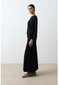 Camiseta Maxi Tejida Para Mujer Efos Camiseta Maxi Tejida Para Mujer Efos Negro S VÉLEZ de Vélez